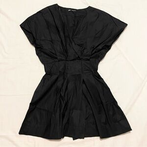 Zara Black Pleated Dress Women’s Size Small